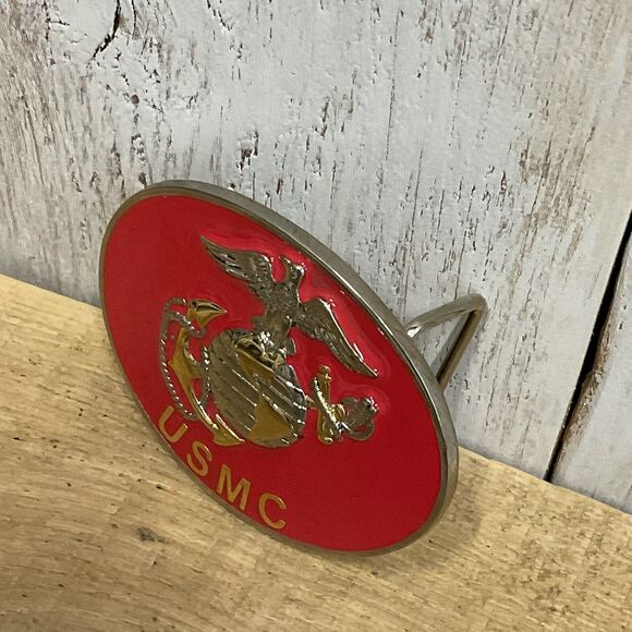 Siskyou USMC Belt Buckle Mens Marine Corp Patriotic Military - Picture 2 of 6